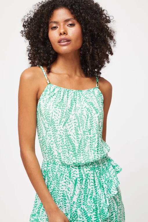 Belle Mare Frill Mini Dress