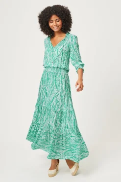 Belle Mare Smocked Waist Maxi Dress