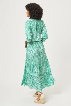 Belle Mare Smocked Waist Maxi Dress
