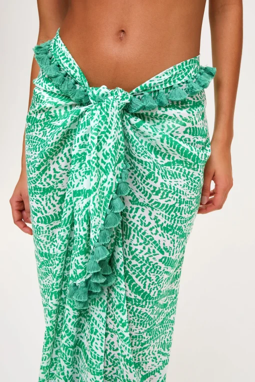 Belle Mare Tassel Trim Sarong