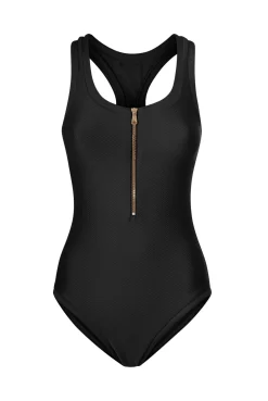 Black Racerback Swimsuit
