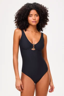 Black Rectangle Swimsuit