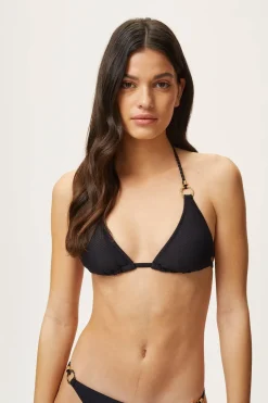 Black Ring Triangle Bikini