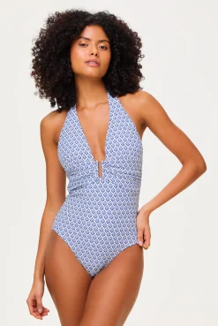 Cape Cod U-Bar Halterneck Swimsuit