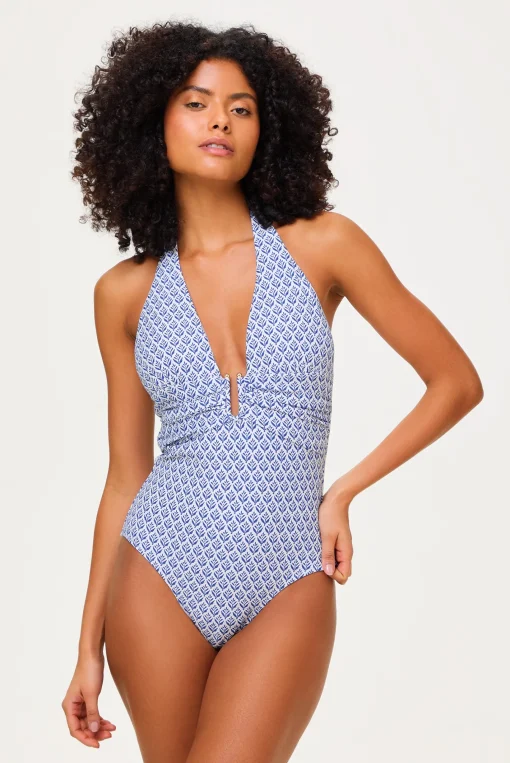Cape Cod U-Bar Halterneck Swimsuit
