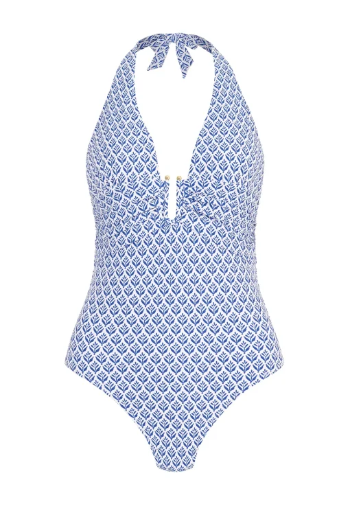 Cape Cod U-Bar Halterneck Swimsuit