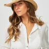Cape Elizabeth Raffia Cowboy Hat