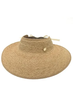 Cape Elizabeth Raffia Visor