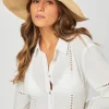 Cape Elizabeth Raffia Wide Brim Hat