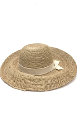 Cape Elizabeth Raffia Wide Brim Hat