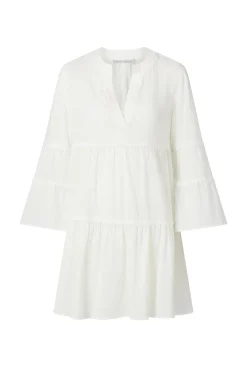 Casablanca V-Neck Flared Sleeve Kaftan
