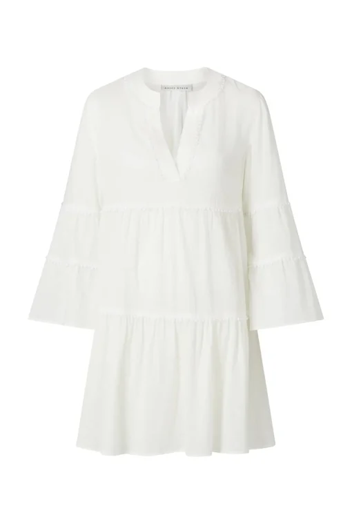 Casablanca V-Neck Flared Sleeve Kaftan