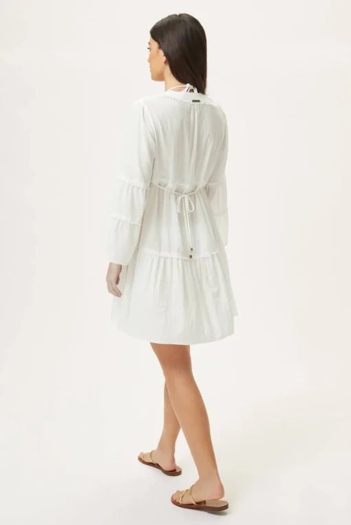 Casablanca V-Neck Flared Sleeve Kaftan