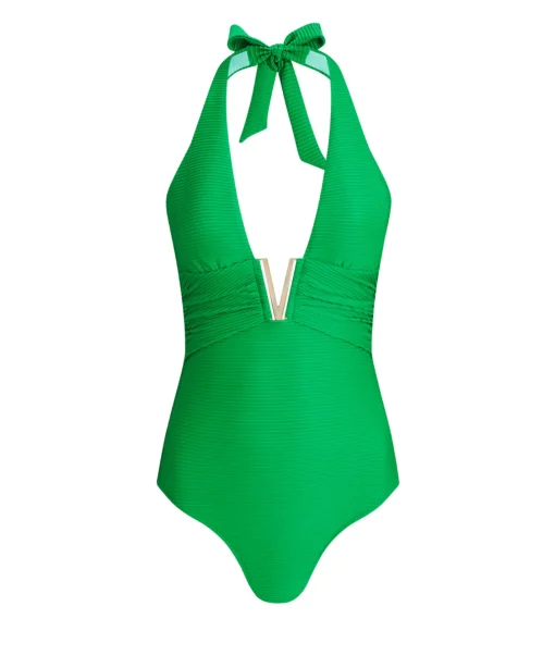 Chamarel V-Bar Halterneck Swimsuit
