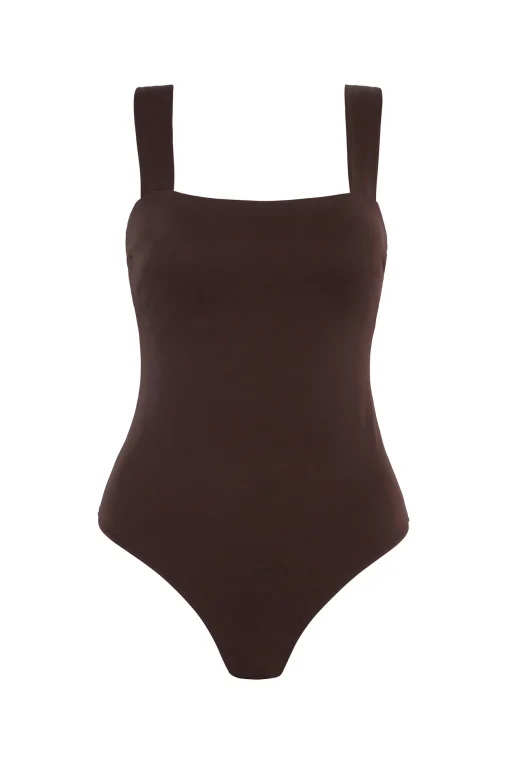 Coco Palm Square Neck Swimsuit