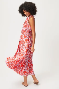Deia Frill Midi Dress