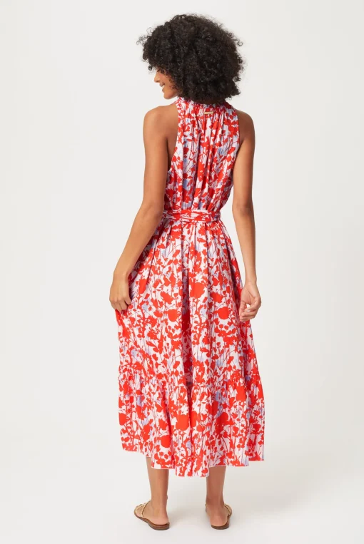 Deia Frill Midi Dress