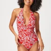 Deia U-Bar Halterneck Swimsuit