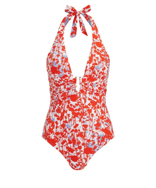 Deia U-Bar Halterneck Swimsuit
