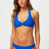 Electric Blue Rectangle Halterneck Bikini