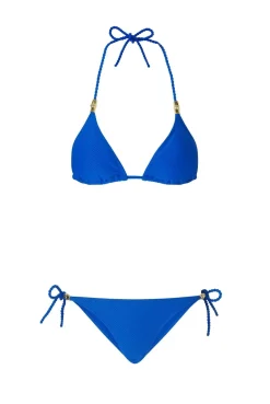 Electric Blue Triangle Bikini