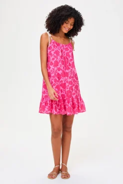 Fairhaven Tie-Shoulder Mini Dress