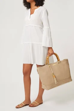 Faro Canvas Beach Bag