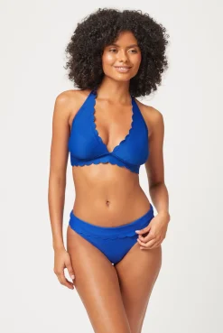 Forio Scallop Halterneck Top