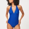Forio Scallop Halterneck Swimsuit