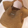 Grace Bay Medium Raffia Bucket Bag