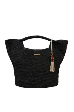 Grace Bay Medium Raffia Bucket Bag