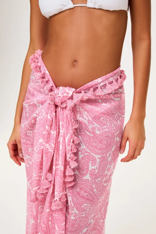 Ischia Tassel Trim Sarong