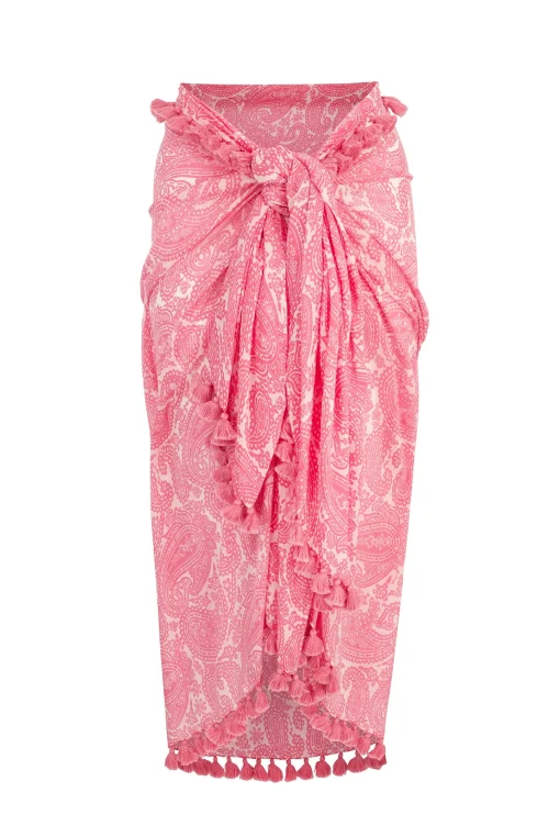 Ischia Tassel Trim Sarong