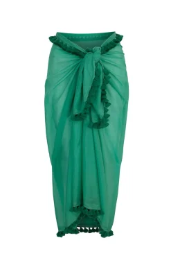 Jade Tassel Trim Sarong