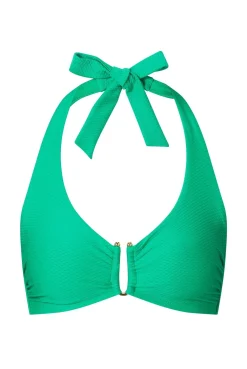Jade U-Bar Halterneck Top