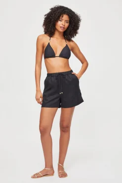 La Bocana Linen Drawstring Shorts