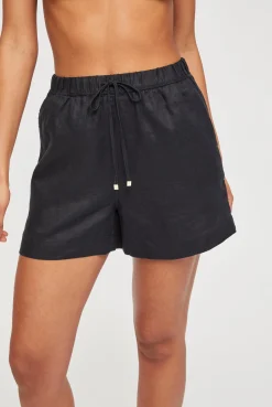 La Bocana Linen Drawstring Shorts