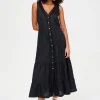 La Bocana Plunge Maxi Dress