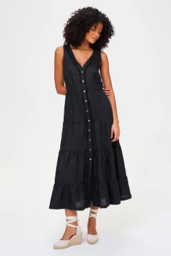 La Bocana Plunge Maxi Dress