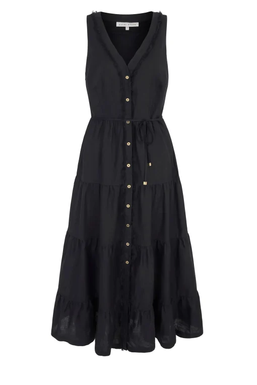 La Bocana Plunge Maxi Dress