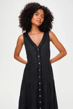La Bocana Plunge Maxi Dress