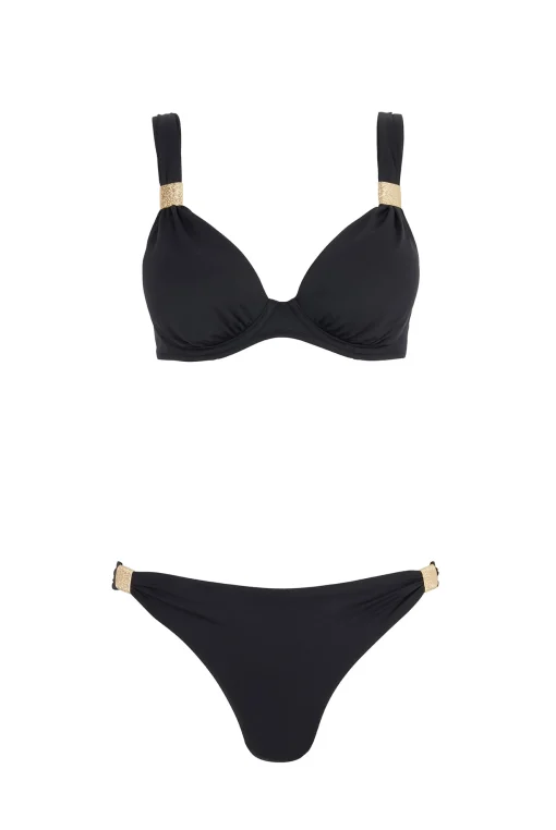 La Bocana Slider Plunge Bikini With Hipster Bottom