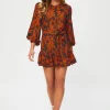 La Peñita Long Sleeve Mini Dress