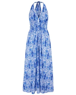 Lake Como Halterneck Maxi Dress