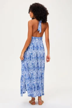 Lake Como Halterneck Maxi Dress