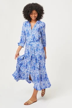 Lake Como Maxi Shirt Dress