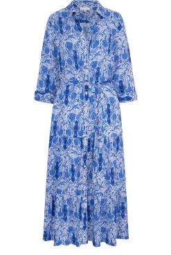Lake Como Maxi Shirt Dress