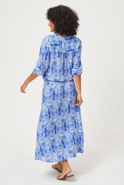 Lake Como Maxi Shirt Dress