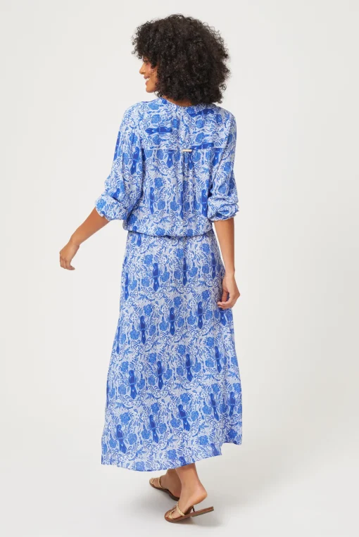 Lake Como Maxi Shirt Dress