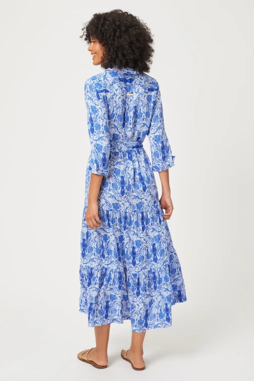 Lake Como Maxi Shirt Dress